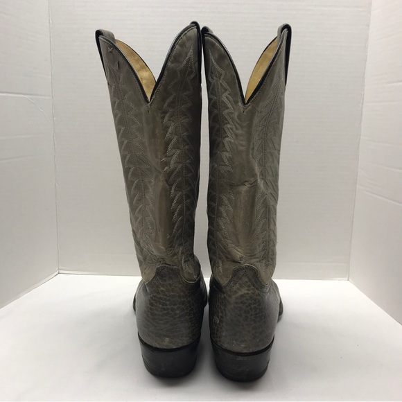 Wrangler Cowboy Western Brown Leather Oil Resistant Boots Men’s Size 10.5D USA - Picture 12 of 16